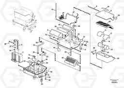 71040 Air conditioning unit, cooling and heater FB2800C, Volvo Construction Equipment