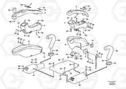 557 Instrument panel, control panel PL4608, Volvo Construction Equipment