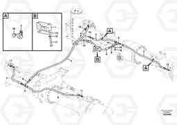 39014 Hydraulic system, lower brake line EW180C, Volvo Construction Equipment