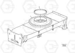 65311 Undercarriage frame EW140C, Volvo Construction Equipment
