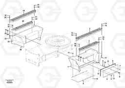 86073 Foot step EW160C, Volvo Construction Equipment