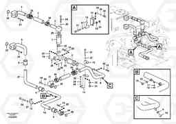 18098 Hydraulic system, hydraulic tank to hydraulic oil cooler EC460C, Volvo Construction Equipment