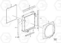 96556 Hydraulic system, oil cooler EC460C S/N 115001-, Volvo Construction Equipment