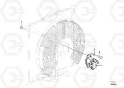 54573 Hydraulic system, oil cooling fan motor mount EC290B APPENDIX FX FORESTRY VER., Volvo Construction Equipment