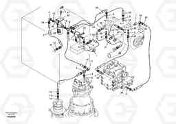 16603 Servo system, pump piping and filter mount. EC240B SER NO INT 12641- EU & NA 80001-, Volvo Construction Equipment