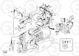 47974 Servo system, control valve to solenoid valve EC360B, Volvo Construction Equipment