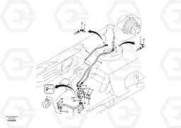 64992 Working hydraulic, dozer blade EC55B, Volvo Construction Equipment