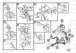 102551 Servo system, control valve to remote control valve EC160C, Volvo Construction Equipment