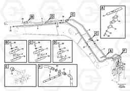 83457 Working hydraulic, hammer and shear for boom EW160C, Volvo Construction Equipment