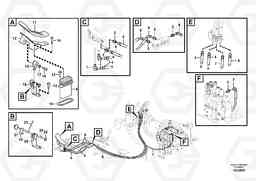 94346 Working hydraulic, adjustable boom for upper EC160C, Volvo Construction Equipment