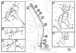 57831 Working hydraulic, dipper arm rupture EC160C, Volvo Construction Equipment