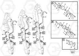 86147 Working hydraulic, hammer and shear for dipper arm EC160C, Volvo Construction Equipment