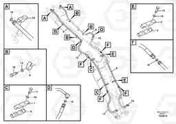 45710 Working hydraulic, hammer and shear for adjustable boom EC180C, Volvo Construction Equipment