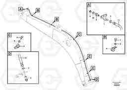 77886 Working hydraulic, oil leak on boom EC180C, Volvo Construction Equipment