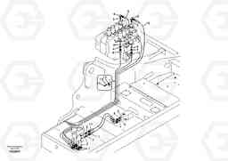 52654 Servo system, control valve to remote control valve pedal EC700B, Volvo Construction Equipment