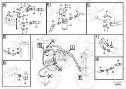 103330 Hydraulic system, hydraulic tank to hydraulic oil cooler EW180C, Volvo Construction Equipment