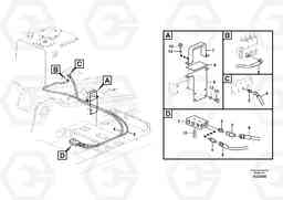 22611 Servo system, control valve to solenoid valve EW180C, Volvo Construction Equipment