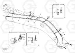 61917 Working hydraulic, hammer and shear for boom EC240B SER NO INT 12641- EU & NA 80001-, Volvo Construction Equipment