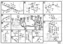 95766 Servo system, pump piping and filter mount. FC2924C, Volvo Construction Equipment