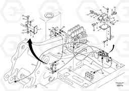 93597 Servo system, control valve to solenoid valve EC360B SER NO INT 12152- EU&NA 80001-, Volvo Construction Equipment