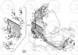 30118 Air conditioning line, cooling and heater ECR58, Volvo Construction Equipment