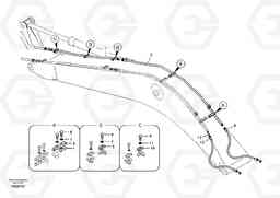 26039 Working hydraulics, X1 on boom EC240B APPENDIX FX FORESTRY VER., Volvo Construction Equipment