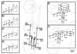 2929 Working hydraulic, boom cylinder FC2924C, Volvo Construction Equipment