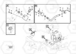 29443 Working hydraulic, hammer and shear for upper EC240C, Volvo Construction Equipment