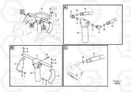 16736 Working hydraulic, hammer and shear for return filter EC240C, Volvo Construction Equipment