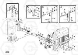 7258 Hydraulic system, hydraulic tank to hydraulic oil cooler EC290C, Volvo Construction Equipment