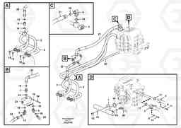 29448 Hydraulic system, control valve to boom and swing EC290C, Volvo Construction Equipment