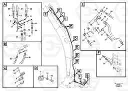 14554 Working hydraulic, dipper arm rupture EC290C, Volvo Construction Equipment