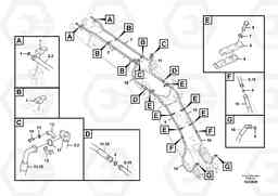 25935 Working hydraulic, hammer and shear for adjustable boom EC290C, Volvo Construction Equipment