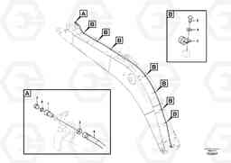 84814 Working hydraulic, oil leak on boom FC3329C, Volvo Construction Equipment
