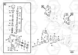 8928 Working hydraulic, boom rupture valve mount FC3329C, Volvo Construction Equipment