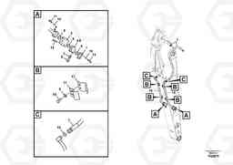 85162 Working hydraulic, hammer and shear for dipper arm FC2121C, Volvo Construction Equipment