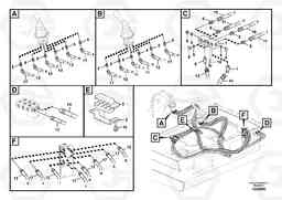 105314 Servo system, control valve to remote control valve FC2421C, Volvo Construction Equipment