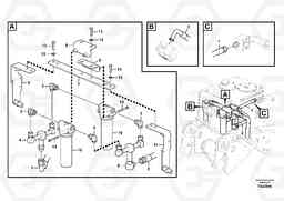19692 Working hydraulic, hammer and shear for return filter EC460C, Volvo Construction Equipment
