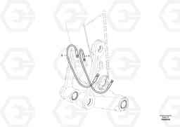 56537 Working hydraulic, quick fit on dipper arm ECR145C, Volvo Construction Equipment