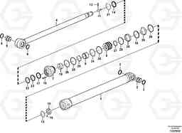 104010 Dipper arm cylinder FC2421C, Volvo Construction Equipment