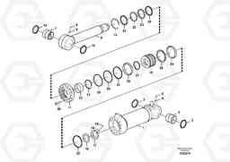 94674 Dozer blade cylinder ECR235C, Volvo Construction Equipment