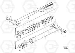 87536 Dipper arm cylinder EC160C, Volvo Construction Equipment