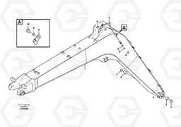 64156 Boom and grease piping EW60C, Volvo Construction Equipment