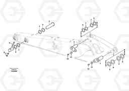 64158 Links to dipper arm EW60C, Volvo Construction Equipment