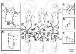 30249 Working hydraulic, slope and rotator on dipper arm EW180C, Volvo Construction Equipment