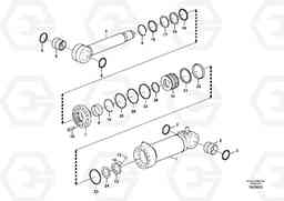 89274 Boom cylinder, adjustable 1st EW180C, Volvo Construction Equipment