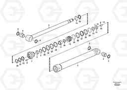3290 Dipper arm cylinder EW140C, Volvo Construction Equipment