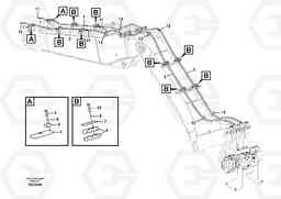 101316 Working hydraulic, quick fit on boom EW160C, Volvo Construction Equipment