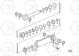 106619 Dozer blade cylinder EW140C, Volvo Construction Equipment