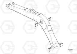92041 Boom and grease piping EW140C, Volvo Construction Equipment